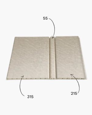Lunar moonstone arco archiflute wall panel with dimensions