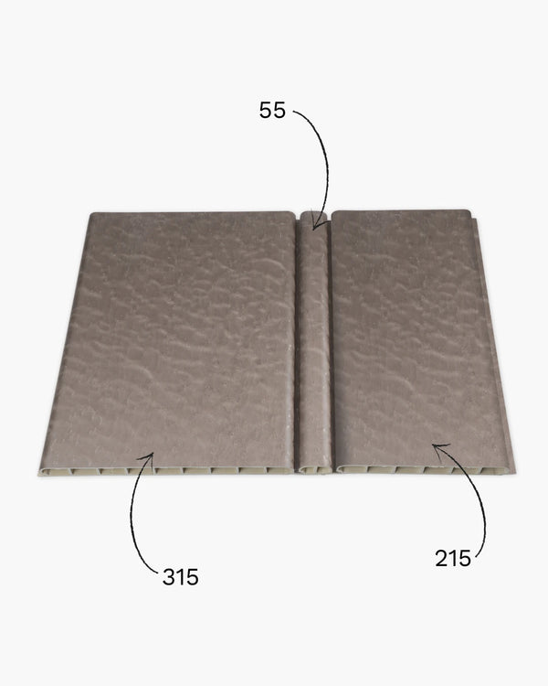 Dusk moonstone arco archiflute wall panel with dimensions
