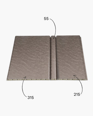Dusk moonstone arco archiflute wall panel with dimensions