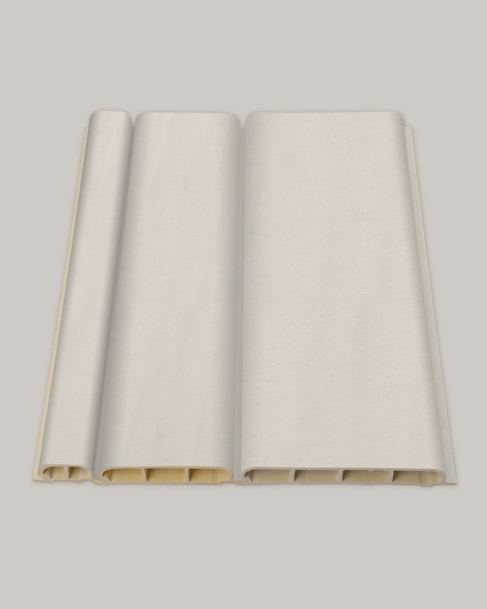 Beige linen arco archiflute wall panel