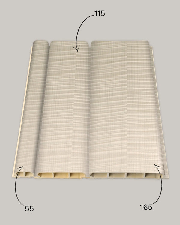 Cashmere ripple arco archiflute wall panel