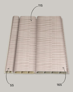 Mink ripple arco archiflute wall panel