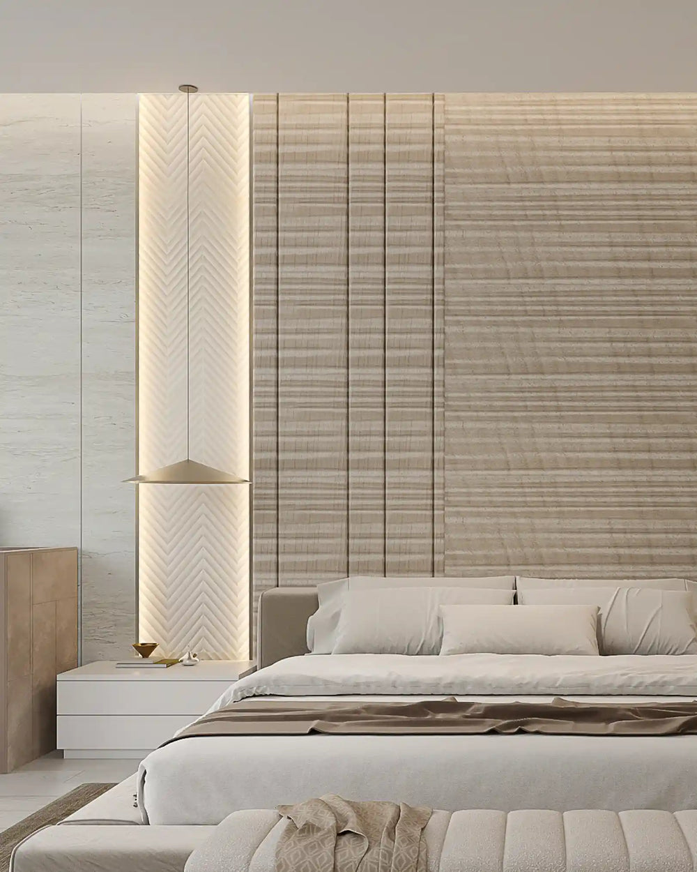 Mink ripple arco archiflute wall panel