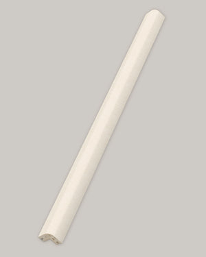 Ivory linen curved outer corner trim