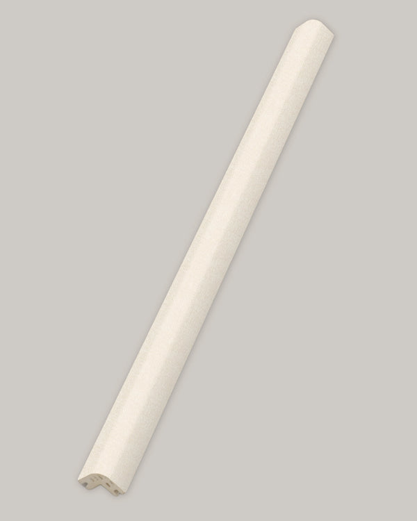 Ivory linen curved outer corner trim