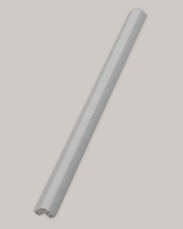 Stonewash linen curved outer corner trim