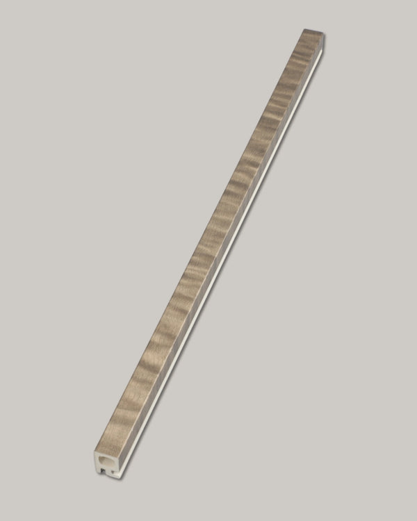 Champagne luxe ripple grid corner line trim