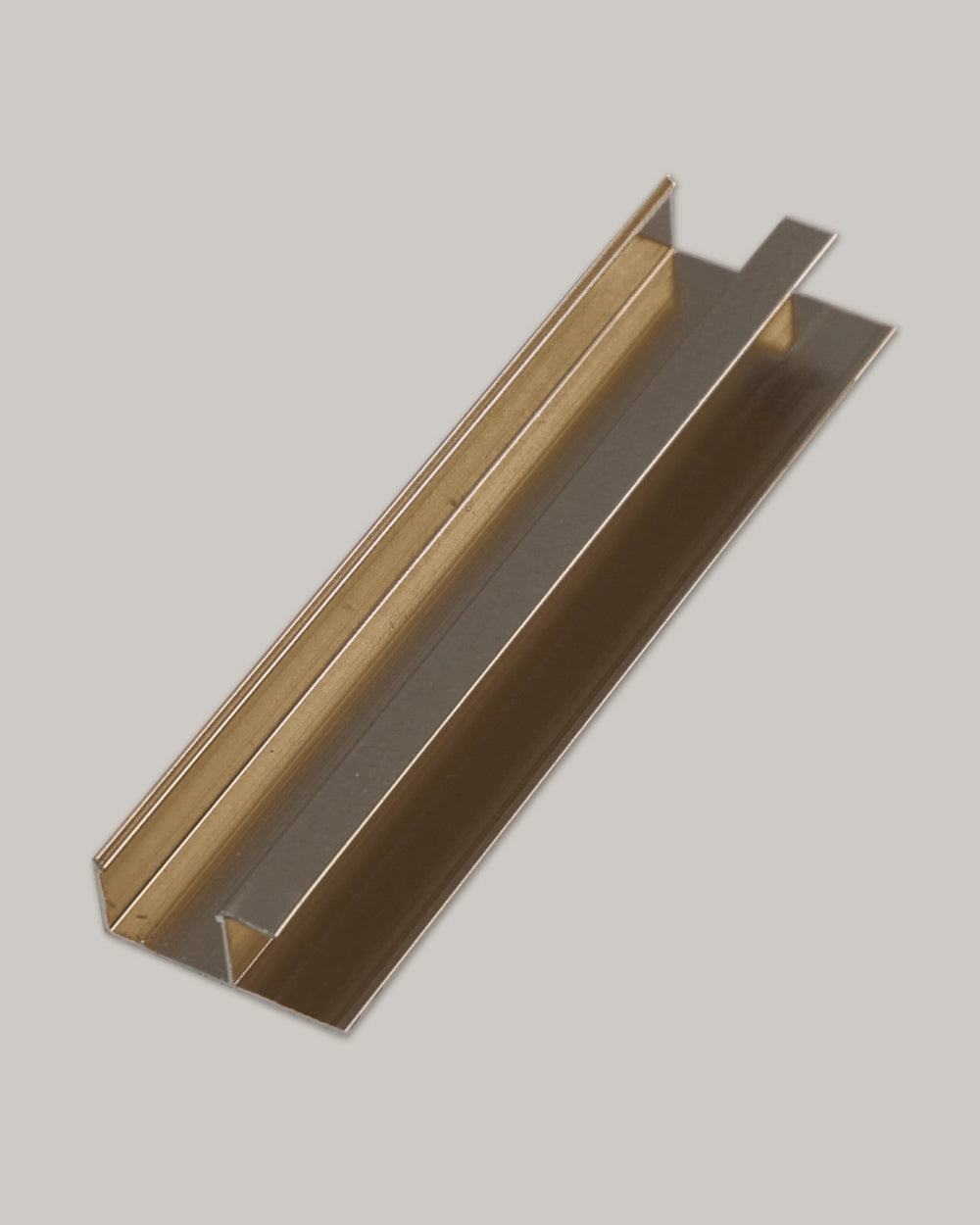 Brushed bronze LED profile accent trim