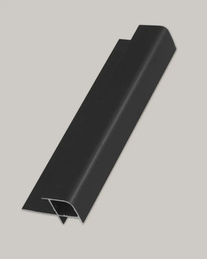 Matte black outer corner trim