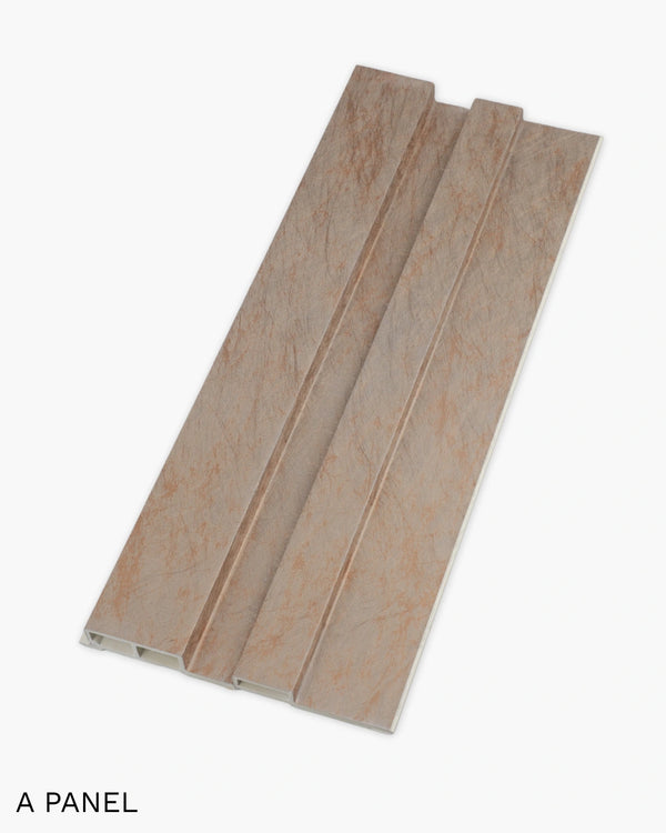 Caramel frost quadra archiflute A wall panel
