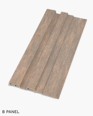 Caramel frost quadra archiflute B wall panel