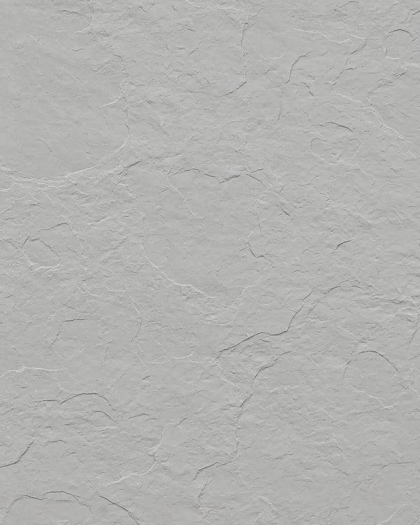 Light grey slate stone wall panel